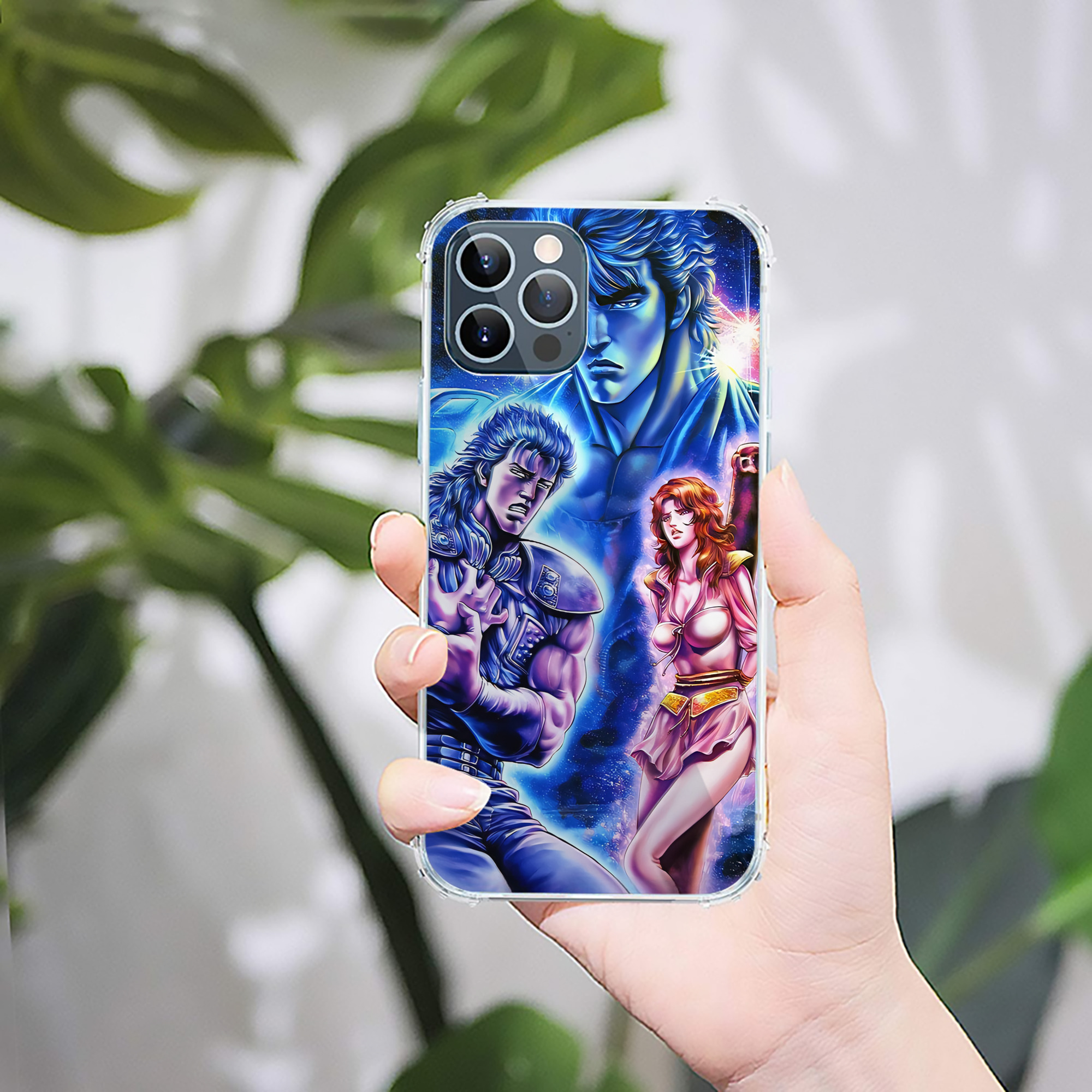 北斗の拳 Fist of the North Star 【iPhone 12シリーズ対応】透明スマホケース（クリアソフトケース）